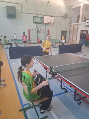 Miniaturka artykułu Gminne zawody w tenisa stołowego dziewcząt klas IV-VI